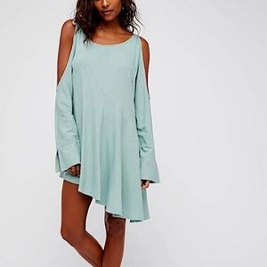 Free People - mint/sage tunic dress size m